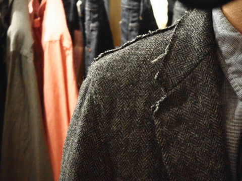 KENNETH FIELD / 50s UNCON fringe BRITISH TWEED