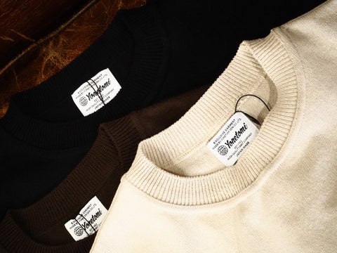 YONETOMI 別注 WAVE COTTON KNIT PULLOVER