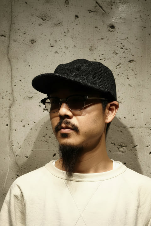 GUIDE CAP FOX HERRINGBONE CHGRY