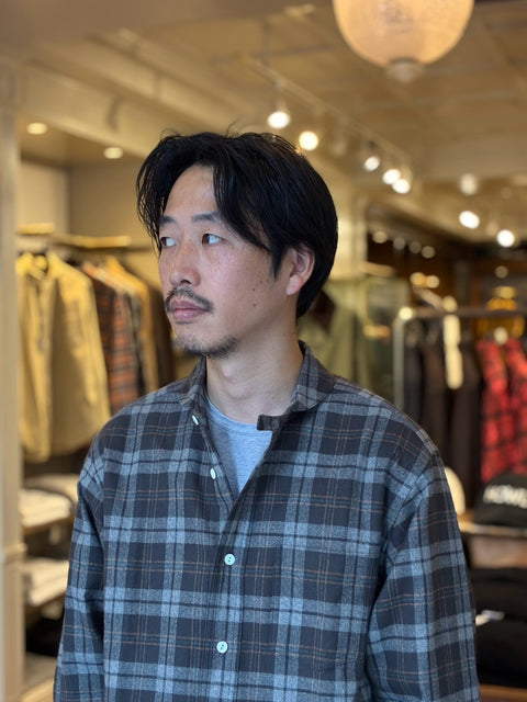 HAVERSACK / 別注 Herringbone Check Shawl Shirts