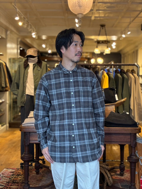 HAVERSACK / 別注 Herringbone Check Shawl Shirts