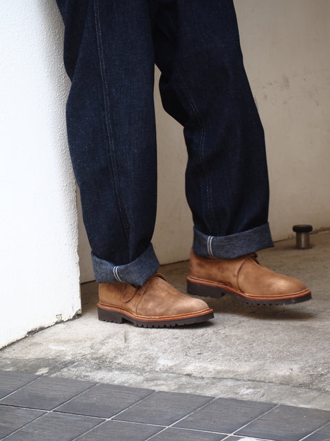 Single Monkstrap Shoes by SANDERS Snuff Suede