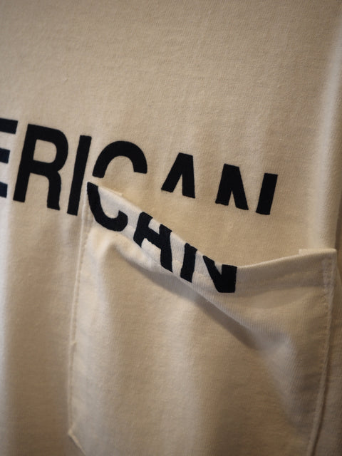 Short-sleeved V-neck sweatshirt