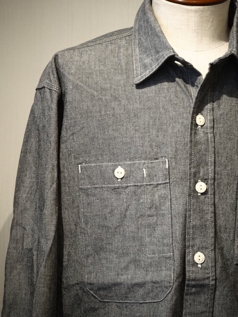 Work Shirt Grey Chambray
