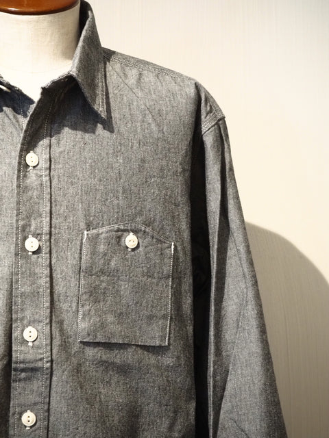 Work Shirt Grey Chambray