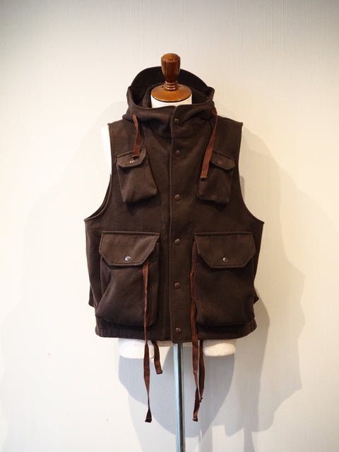 Field Vest Fake Melton
