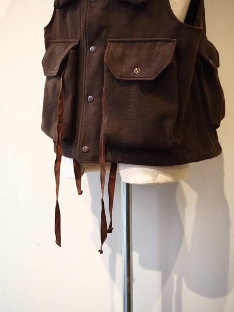Field Vest Fake Melton