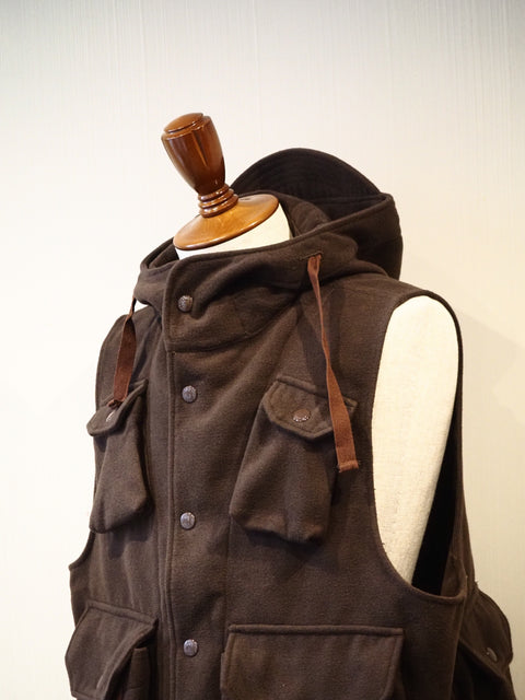 Field Vest Fake Melton