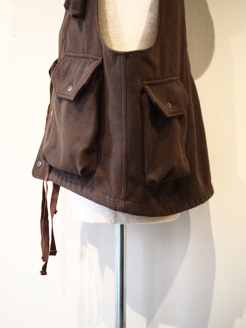 Field Vest Fake Melton