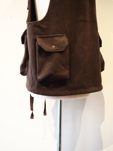 Field Vest Fake Melton