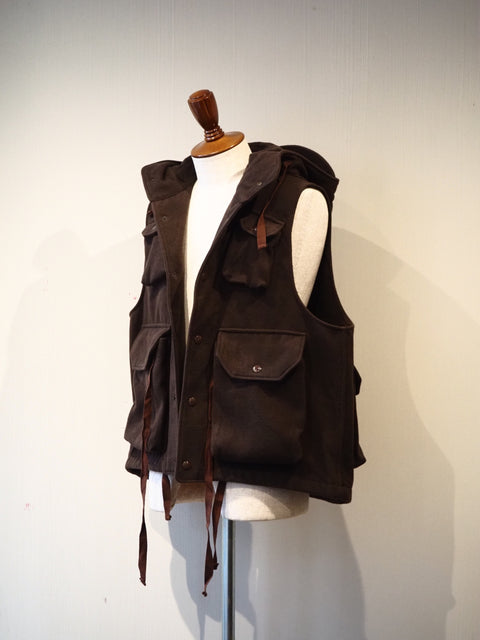 Field Vest Fake Melton