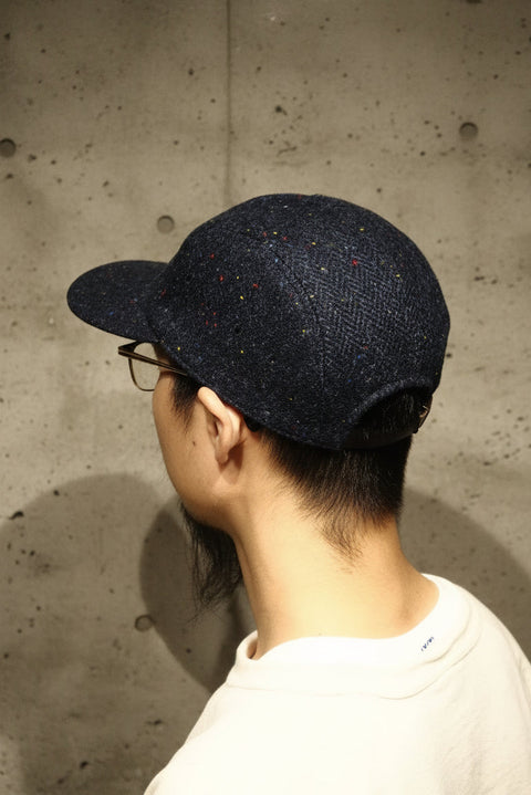 GUIDE CAP HARRIS TWEED NAVY