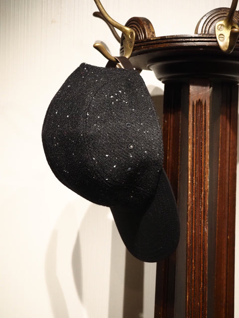 GUIDE CAP HARRIS TWEED / TWILL BLACK