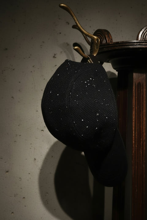 GUIDE CAP HARRIS TWEED / TWILL BLACK