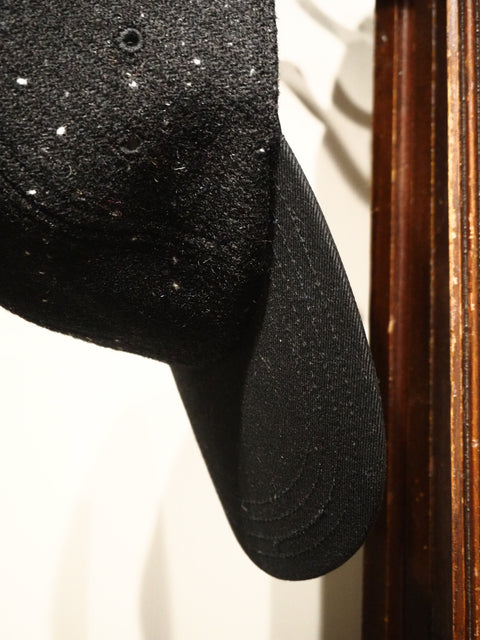 GUIDE CAP HARRIS TWEED / TWILL BLACK