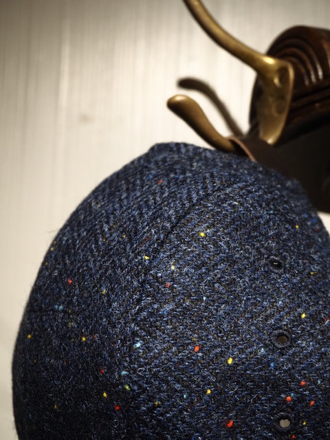 GUIDE CAP HARRIS TWEED NAVY