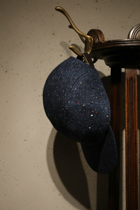 GUIDE CAP HARRIS TWEED NAVY