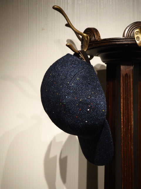 GUIDE CAP HARRIS TWEED NAVY