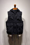 Field Vest Fake Melton BLACK